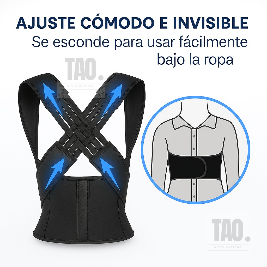 Corrector de Postura Ortopédico Unisex - CORRECTOR PRO
